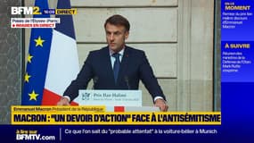 Emmanuel Macron alerte sur la "multiplication" des actes antisémites en France