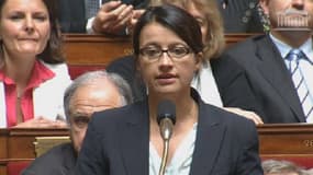 Cécile Duflot a posé mercredi sa première question au gouvernement en tant que députée.