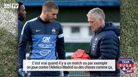 Benzema chez Duga : "On souhaite bonne chance à Varane et moi j'existe pas"