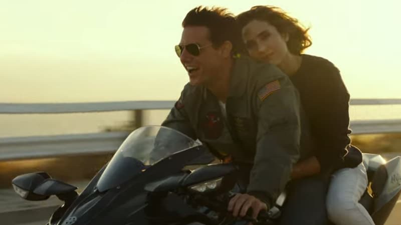 Tom Cruise et Jennifer Connelly dans Top Gun 2