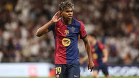 Lamine Yamal le 12 janvier 2025 face au Real Madrid