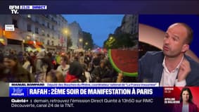Manifestation propalestinienne à Paris: "Je souhaite qu'il y ait des mobilisations jusqu'à ce que ça bouge", affirme Manuel Bompard (LFI)