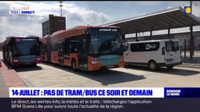 14-Juillet à Lille: arrêt des tramway et des bus à 22h ce jeudi et ce vendredi