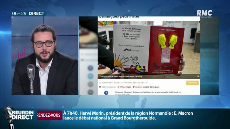 Sachet de fausse cocaïne et jeu de mots: les voeux étranges d'un maire de l'Hérault