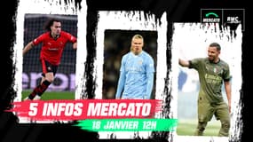 Theate, Haaland, Bennacer... Les 5 infos mercato du 18 janvier à la mi-journée