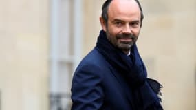 Le Premier ministre Edouard Philippe à la sortie de l'Elysée le 13 décembre 2017