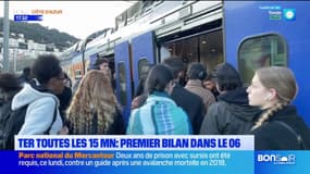 Quel premier bilan pour les TER toutes les 15 minutes dans les Alpes-Maritimes?