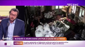  En Angleterre, une soixantaine de clients ont passé trois jours bloqués dans un pub.