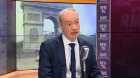 L'ambassadeur de France en Ukraine Etienne de Poncins revient sur la situation sur place sur BFMTV avec Apolline de Malherbe, le 29 avril 2022