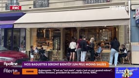 Nos baguettes seront bientôt (un peu) moins salées