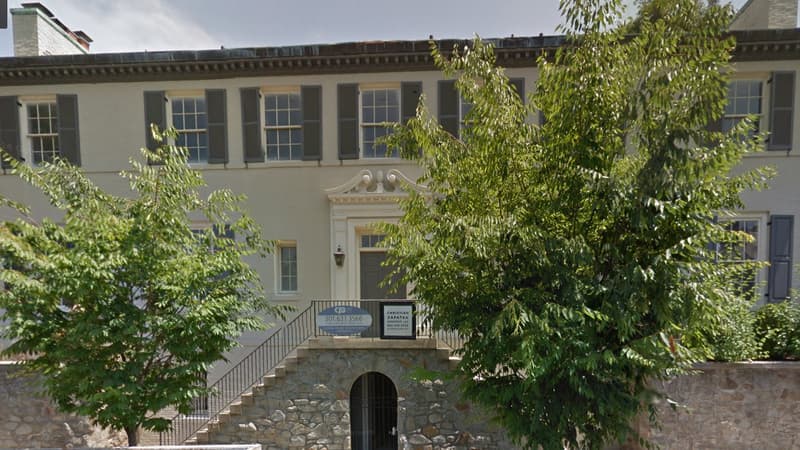 La future résidence d'Ivanka Trump, dans le quartier de Kalorama, à Washington. 