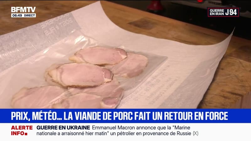 Prix, météo...la consommation de porc augmente en France