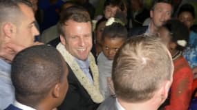 Emmanuel Macron était tout sourire lors de son déplacement à Mayotte