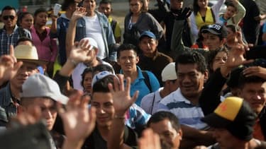 La "caravane" ne compte désormais plus que 4.000 personnes.