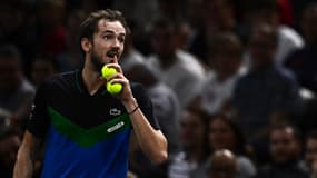 Daniil Medvedev, le 1 novembre 2023, face à Grigor Dimitrov