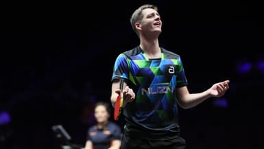 Thibault Poret lors du WTT Smash de Las Vegas, le 7 juillet 2025