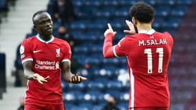 Sadio Mané et Mohamed Salah