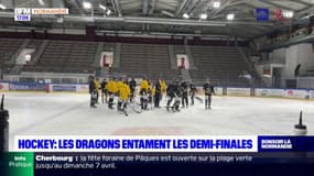 Hockey: les Dragons de Rouen entament les demi-finales de Ligue Magnus