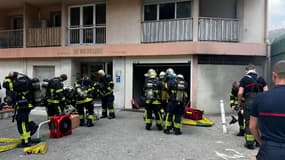 35 sapeurs-pompiers ont été mobilisés pour éteindre un feu de garage à Nice ce dimanche.