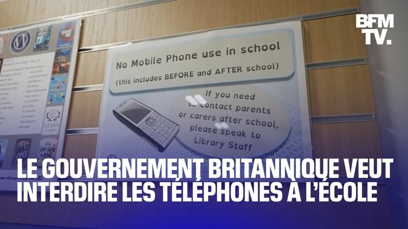 Royaume-Uni: le gouvernement souhaite interdire les téléphones portables à l'école