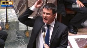 Manuel Valls, ce mardi à l'Assemblée Nationale