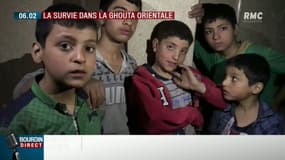  Reportage RMC avec les survivants de la Ghouta orientale: "Des gens étaient tellement paniqués qu’ils creusaient le sol de la cave avec leurs mains"
