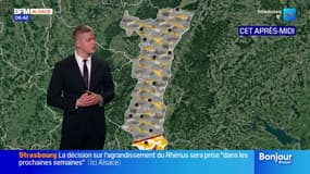 Météo Alsace: un ciel nuageux et des pluies, jusqu'à 12°C à Colmar