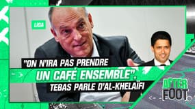 Liga : "On ne prendra pas un café ensemble", Tebas évoque sa relation avec Al-Khelaïfi