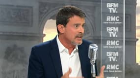 Manuel Valls vendredi matin sur BFMTV et RMC.