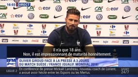 Le lapsus de Giroud sur "l'enfant" Mbappé