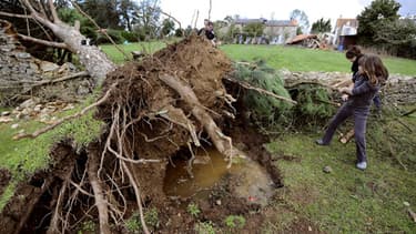 Dans le village de Saint-Hilaire-le-Vouhis, en Vendée, où s’est abattue l’une des tornades