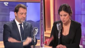Christophe Castaner face à Apolline de Malherbe en direct - 11/04