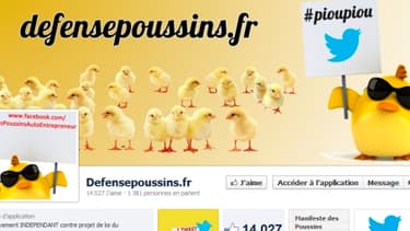 La page Facebook du mouvement des poussins, qui promet d'amplifier la lutte si une limitation dans le temps de leur statut est actée.