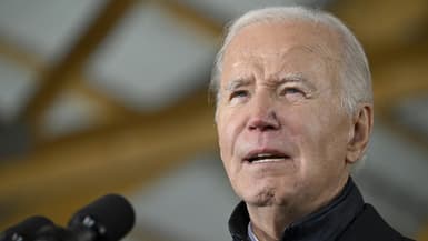 Le président américain, Joe Biden, en déplacement à Northfield, dans le Minnesota, le 1er novembre 2023