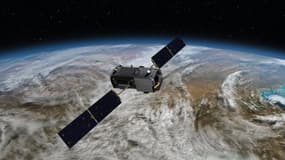 Une vue d'artiste du satellite de la Nasa OCO - 2