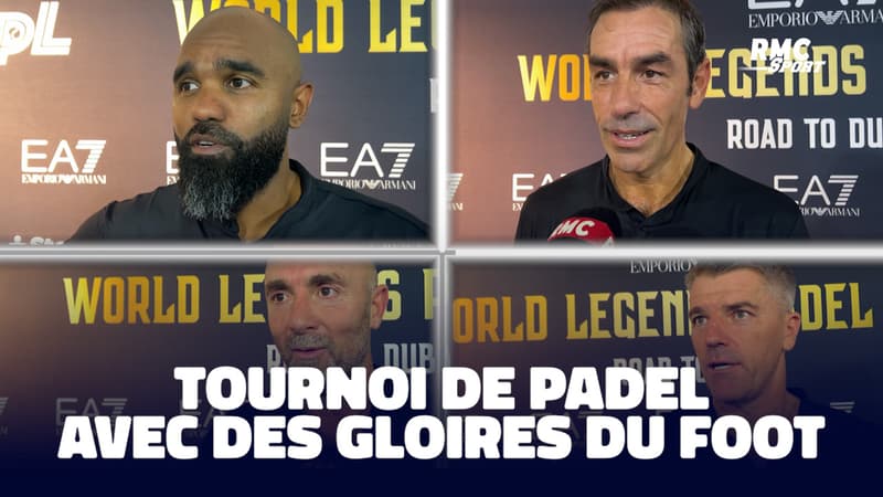 World Legends Padel Tour : Pongolle, Pirès, Dugarry, Coupet... d'anciennes gloires du foot réunies dans une tournoi de padel