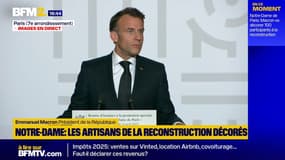 "À jamais, vous êtes la génération Notre-Dame": Emmanuel Macron s'exprime face aux participants de la reconstruction de la cathédrale