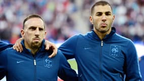 Karim Benzema et Frank Ribery