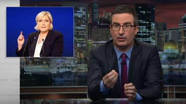 John Oliver dans son émission "Last Week Tonight" sur HBO, le 16 avril 2017