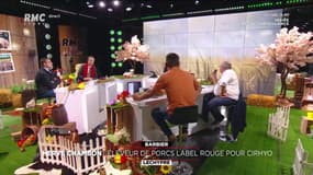 Hervé Chambon, producteur de porc Label Rouge dans le Puy-de-Dôme, invité dans "Neumann-Lechypre" spécial agriculture aujourd'hui sur RMC et RMC Story