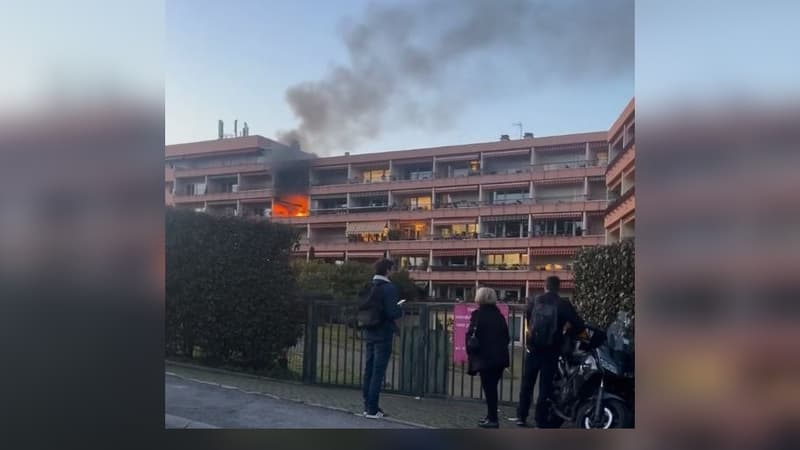 Antibes: un incendie se déclare au 3e étage d'une résidence, 40 sapeurs-pompiers mobilisés