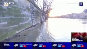 La Seine en crue pendant plusieurs jours 