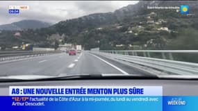 A8: une nouvelle entrée d'autoroute à Menton