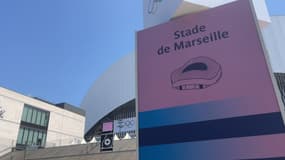 L'Orange Vélodrome à Marseille s'est mis aux couleurs des JO 2024.