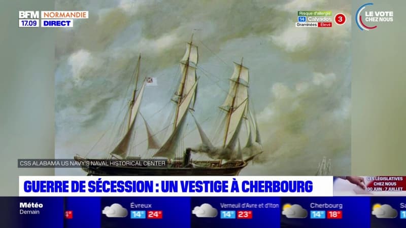 Guerre de Sécession: un vestige à Cherbourg