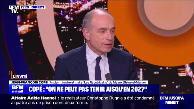 Jean-François Copé (LR) appelle la droite à anticiper la prochaine présidentielle