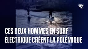 Ces deux hommes en surf électrique sur le Grand Canal de Venise indignent le maire de la ville