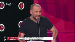 Le Grand Oral de Stéphane Turillon, chef cuisinier restaurateur - 14/01
