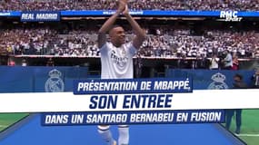 Real Madrid : l'entrée de Mbappé dans un Santiago-Bernabéu en fusion