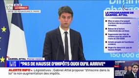 Gabriel Attal: "Nous permettrons aux entreprises d'augmenter jusqu'à 10.000 euros par an, sans charge ni impôt, le montant de la prime du pouvoir d'achat"